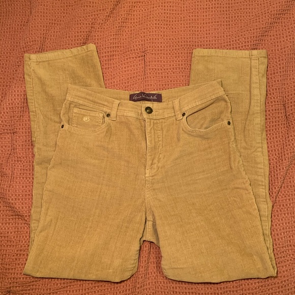 VINTAGE CORDUROY BEIGE JEANS - Picture 3 of 4